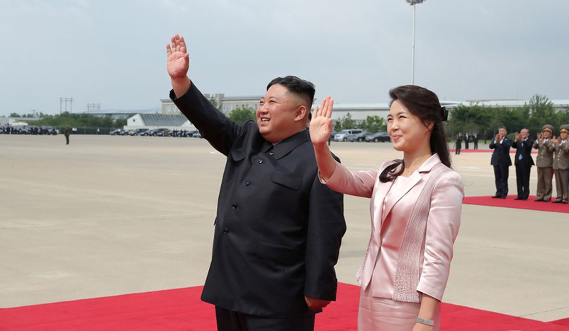 Wife of North korea Kim